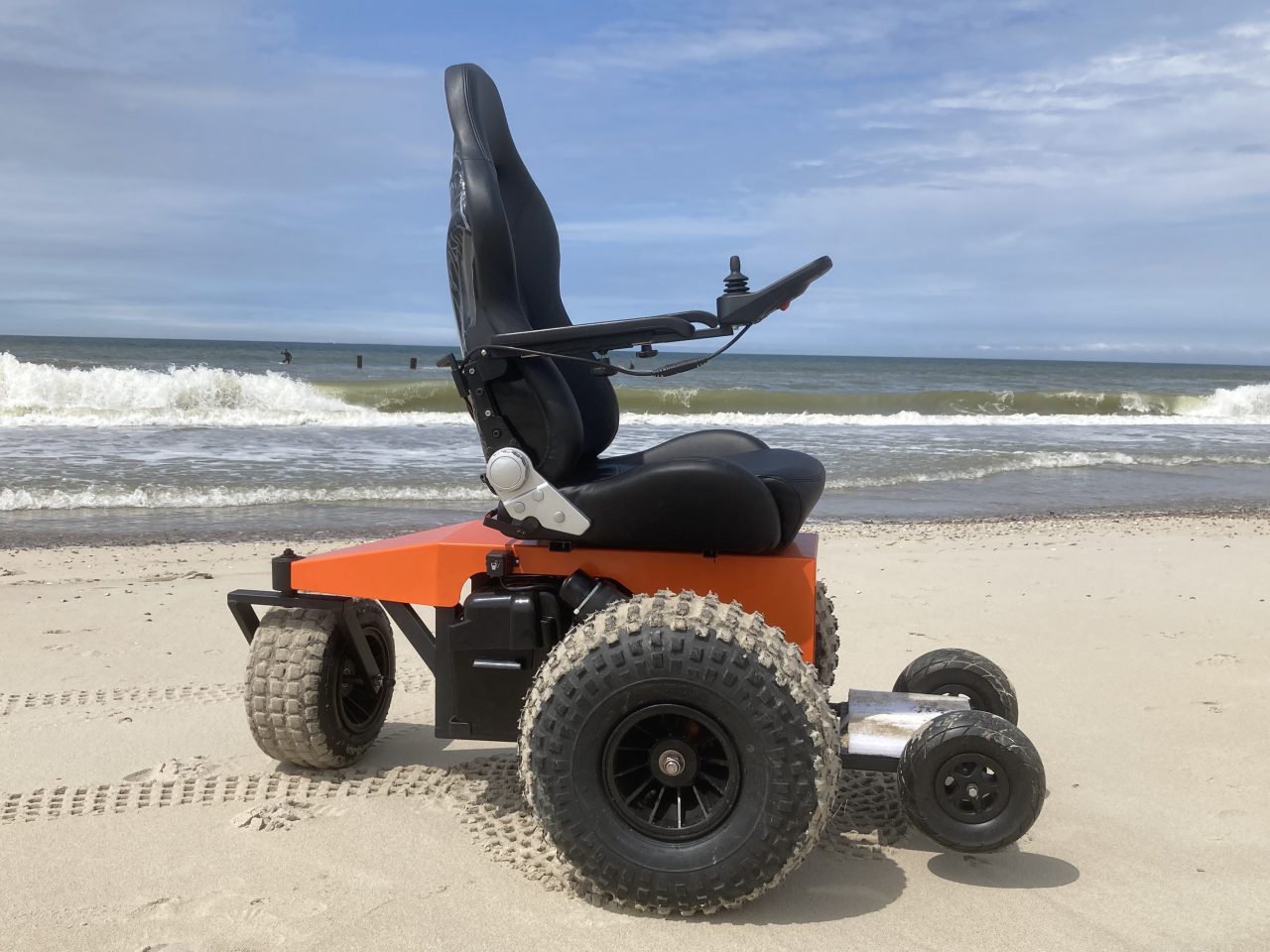 Custom All Terrain Off Road Wheelchair. 